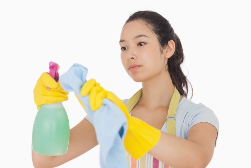 Clean drapes improving indoor air quality and room appearance
