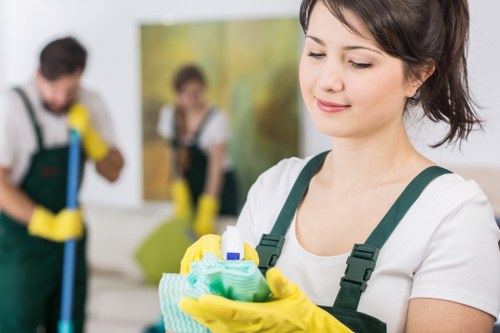 Step-by-step home sofa cleaning process on fabric upholstery